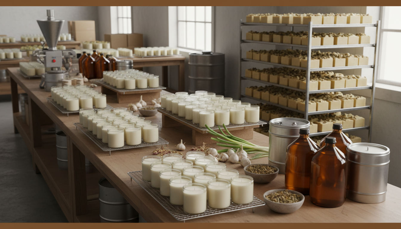 Garlic Essential Oil for Candle & Soap Studios