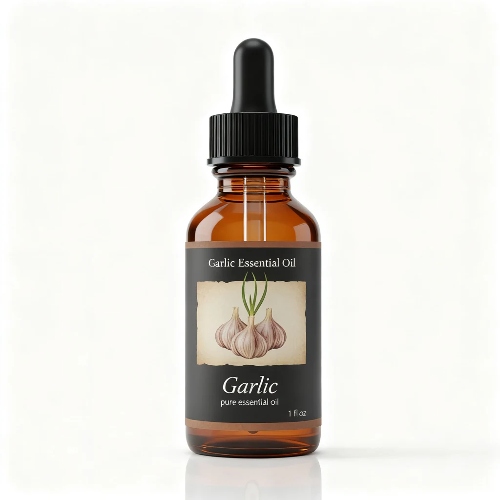 Garlic Essential Oil bottle
